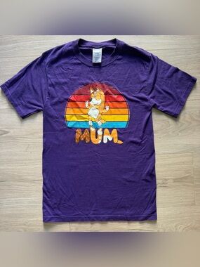 Bluey - MUM Purple T Shirt
